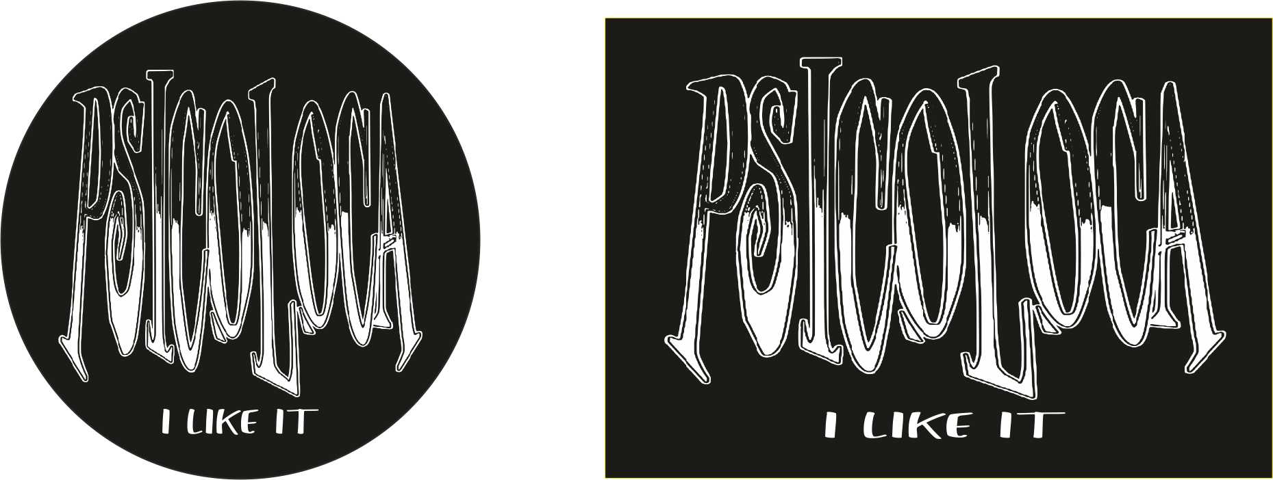 PSICOLOCA I LIKE IT STICKER